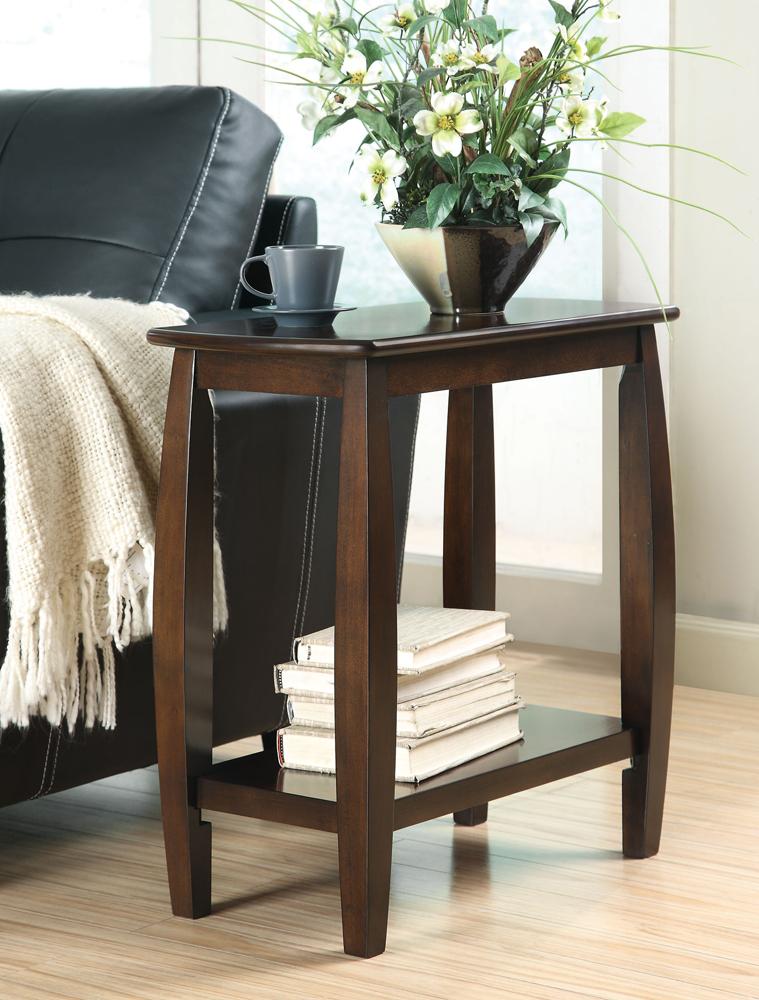 Coaster - Raphael Chairside Table (Cappuccino) - 900994 veiw 1