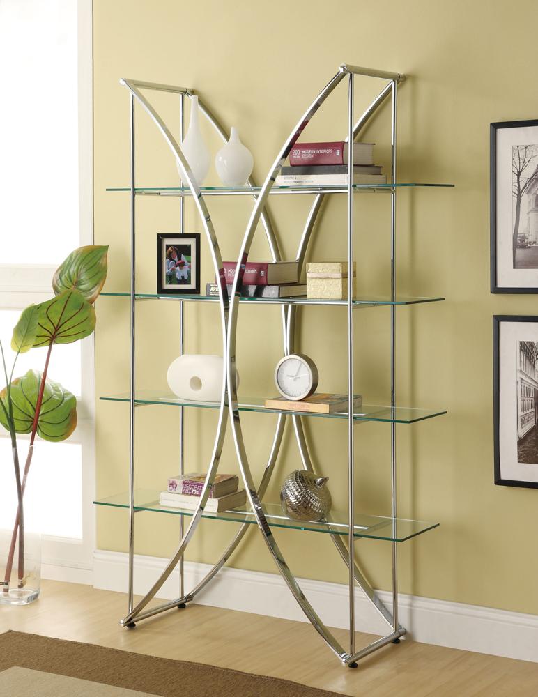 Coaster - Larson Chrome Shelf - 910050 veiw 1