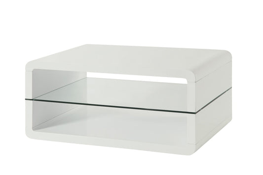Coaster - Elana Coffee Table (Glossy White) - 703268 veiw 2