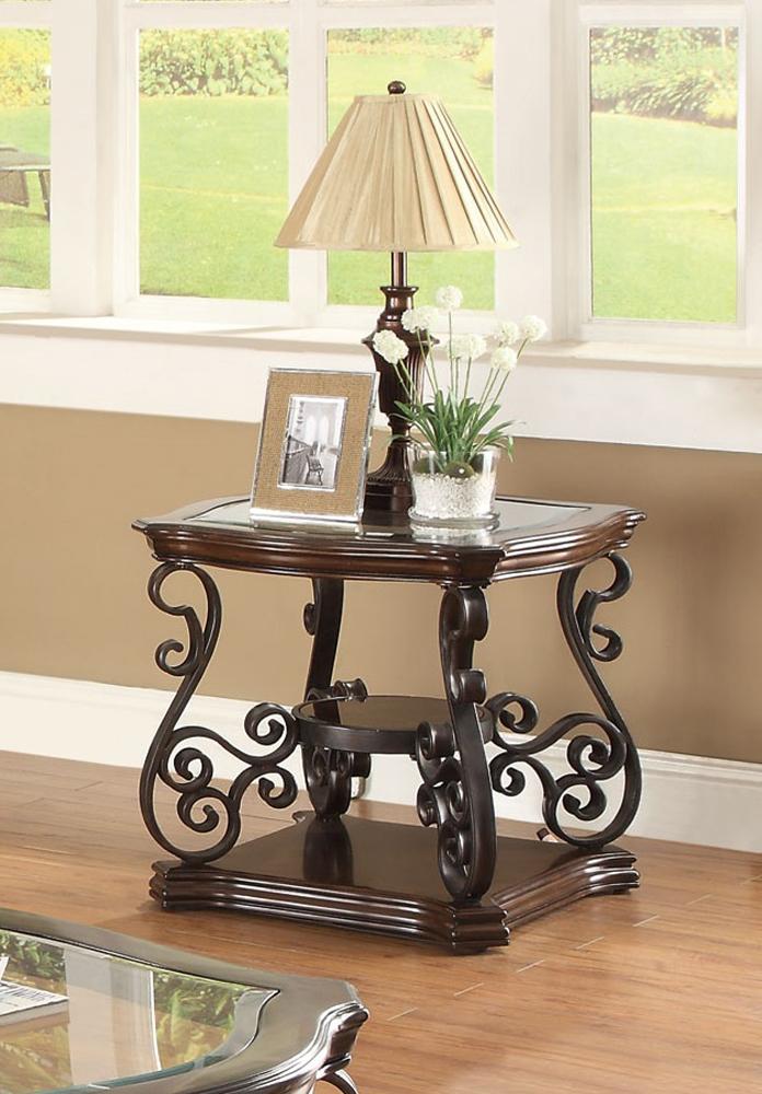 Coaster - Laney Dark Brown End Table - 702447 veiw 1