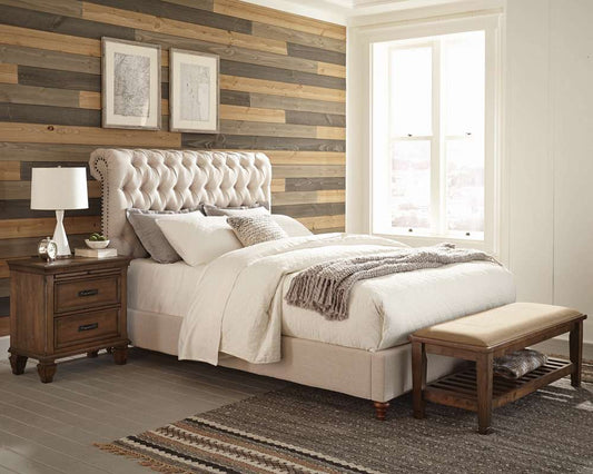 Coaster - Devon Upholstered Bed E King Bed - 300525KE veiw 2