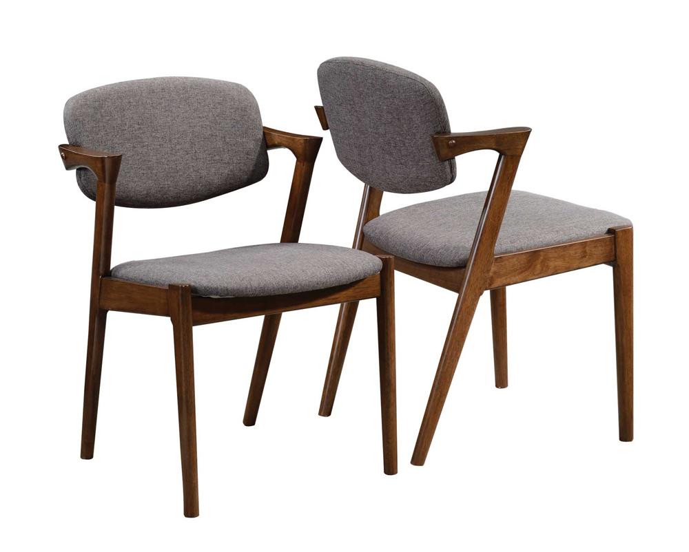 Coaster - Malone Dining Chair in Walnut Finish (Set of 2) - 105352 veiw 1