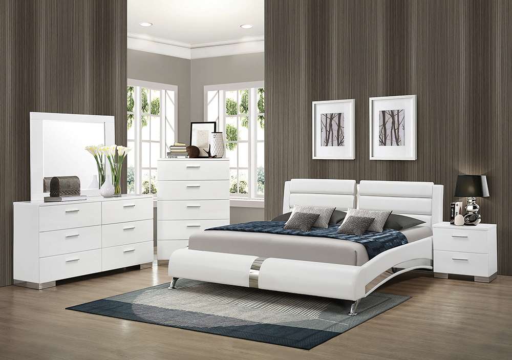 Coaster - Jeremaine Felicity Q 4 Pc Set (Q.Bed,Ns,Dr,Mr) - 300345Q - S4 veiw 1