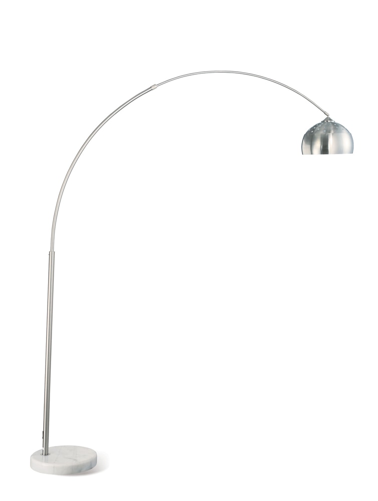Coaster - Krester Floor Lamp (Brushed Steel/Chrome) - 901199 veiw 1