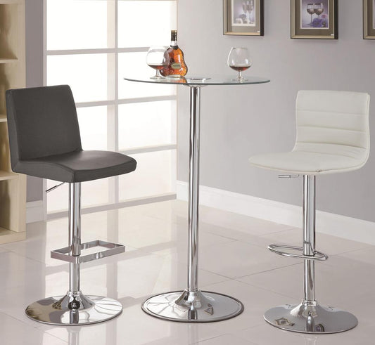 Coaster - Thea Led Bar Table (Chrome) - 122400 veiw 2