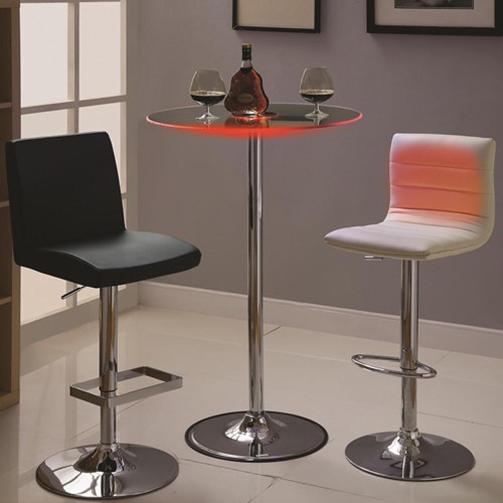 Coaster - Thea Led Bar Table (Chrome) - 122400 veiw 8