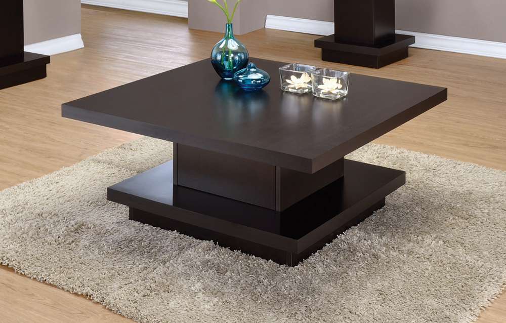Coaster - Reston Living Room: Wood Top Occasional Tables Coffee Table - 705168 veiw 1