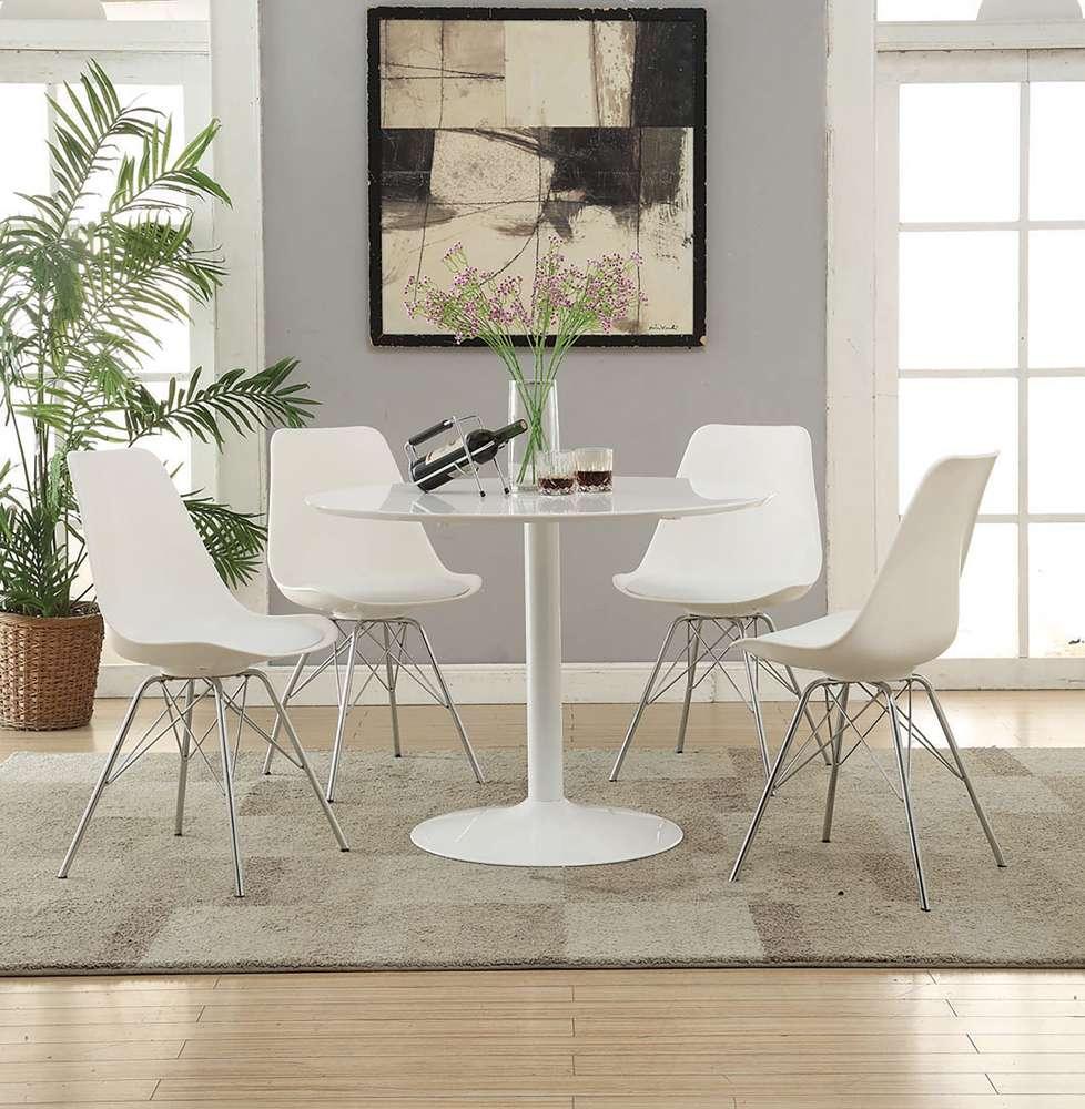 Coaster - Lowry Round Dining Table - 105261 veiw 3