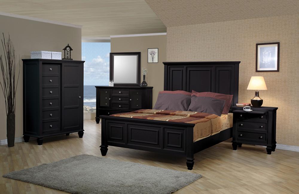Coaster - Sandy Beach Dresser in Black Finish - 201323 veiw 2