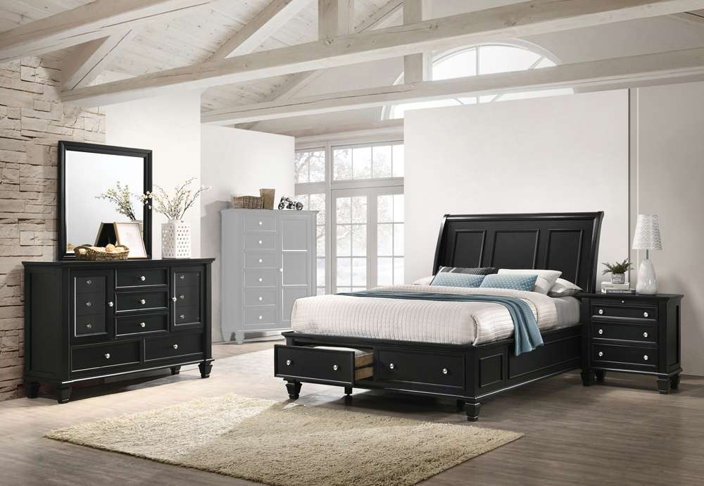 Coaster - Sandy Beach E King 4Pc Set (Ke.Bed,Ns,Dr,Mr) - 201329KE-S4 veiw 1