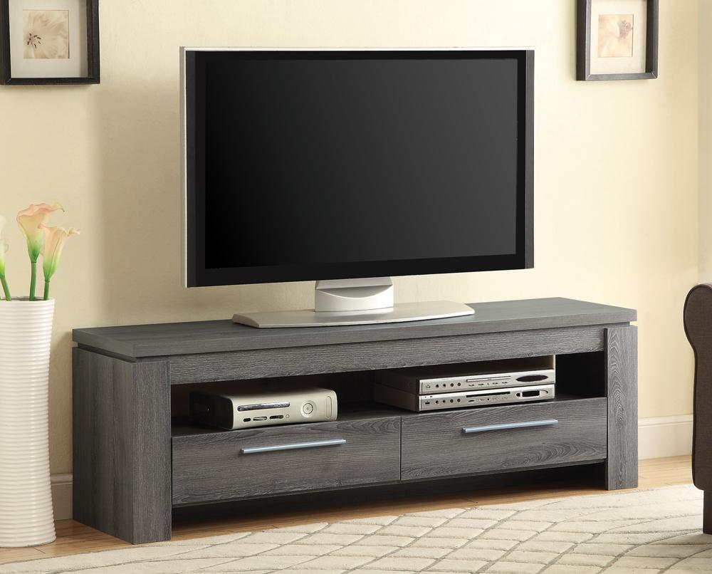 Coaster - Elkton Tv Console (Weathered Grey) - 701979 veiw 1