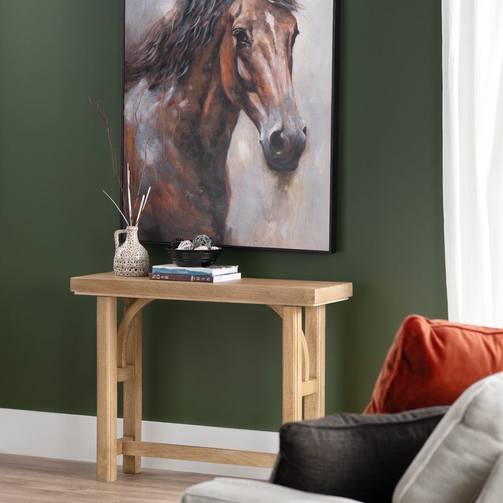 Crestview Collection - 40 in. Brown Solid Wood Accent Console Sofa Table - CVFNR4834 view 5