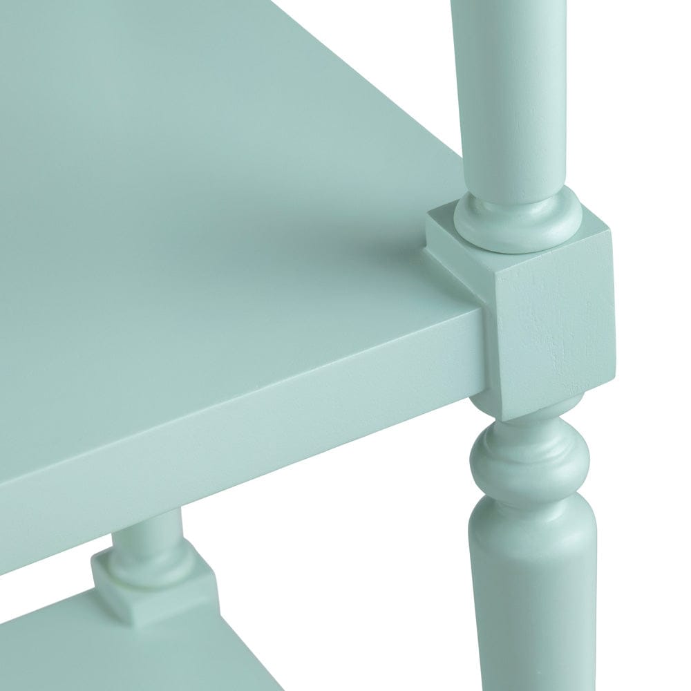 Crestview Collection - 71.25 in. Blue Solid Wood 5 Shelf Etagere - CVFDR1029 view 3