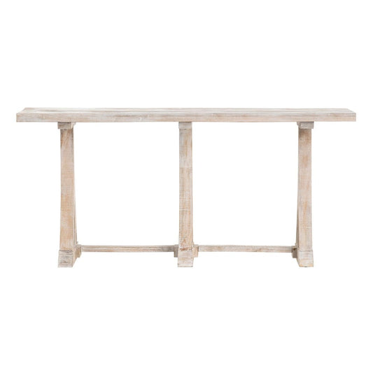 Crestview Collection - 76 in. White Solid Wood Accent Console Sofa Table - CVFNR4615 view 2