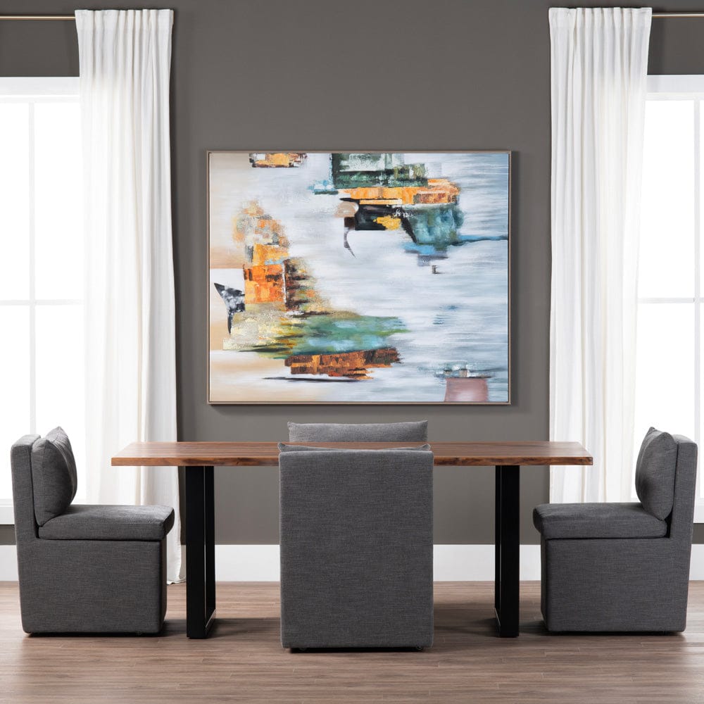 Crestview Collection - 86 in. Brown Solid Wood Rectangle Dining Table - CVFNRD110 view 4