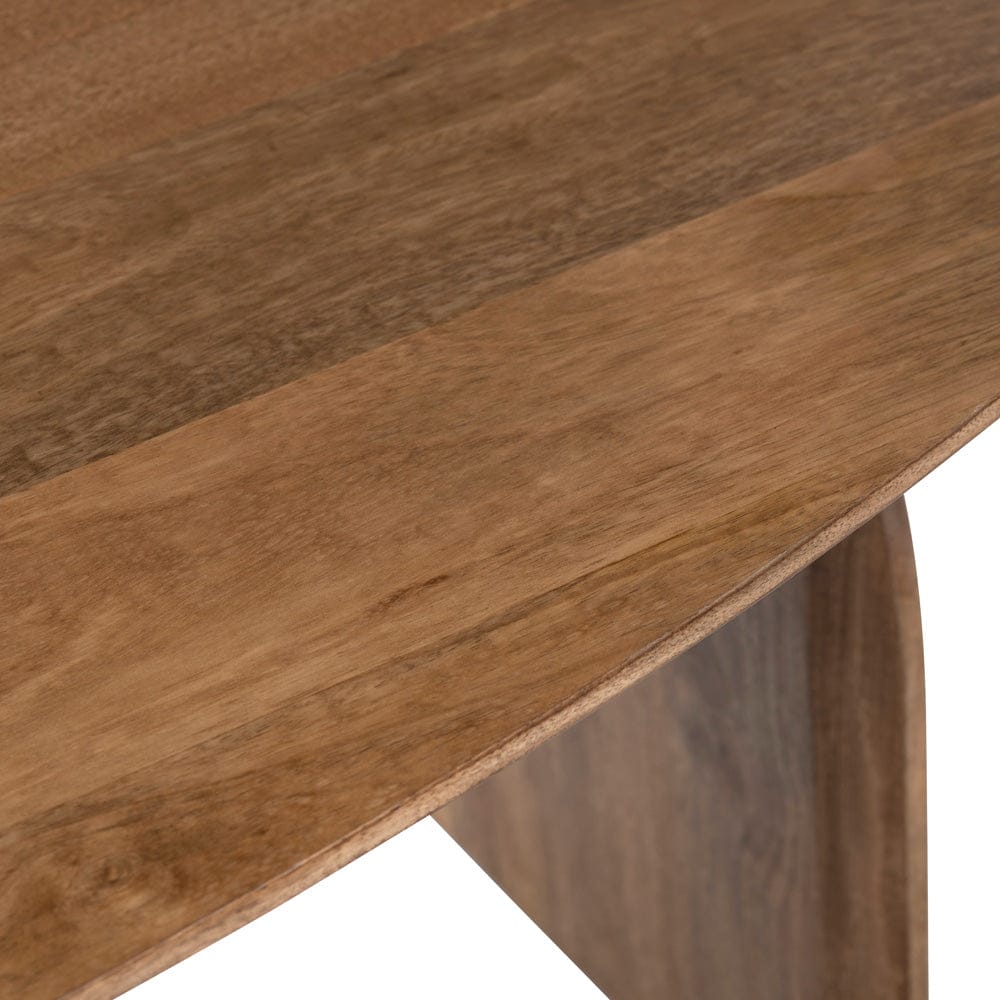 Crestview Collection - Ashland Brown Solid Wood Oval Coffee Table / Cocktail Table - CVFNR4624 view 3