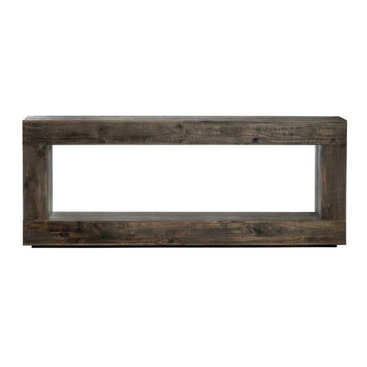 Crestview Collection - Aspen 80 in. Brown Solid Wood Accent Console Sofa Table - CVFVR8407 view 2