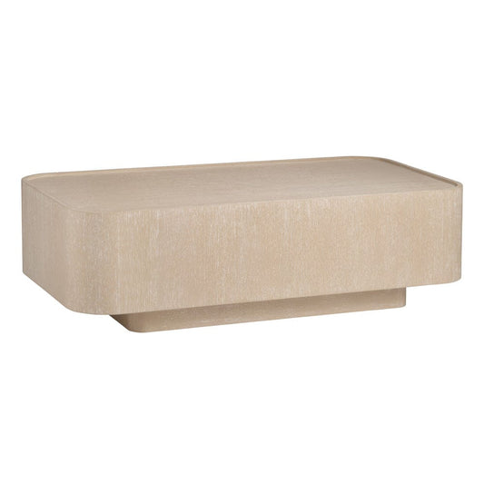 Crestview Collection - Bristol Tan Solid Wood Rectangle Coffee Table / Cocktail Table - CVFDR1202 view 2