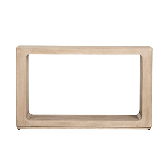 Crestview Collection - Brooklyn 54 in. Cream Solid Wood Accent Console Sofa Table - CVFNR4832 view 2