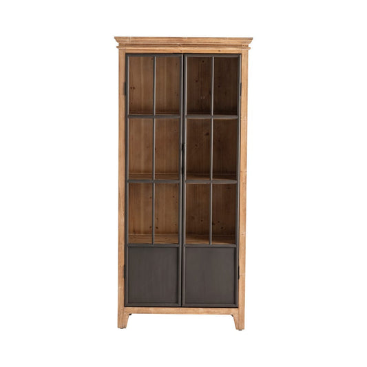 Crestview Collection - Brown Solid Wood 2 Door Accent Cabinet - CVFZR6112 view 2