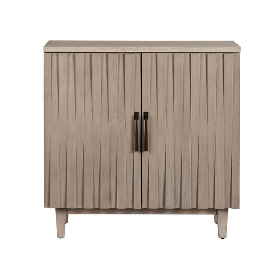 Crestview Collection - Butler Tan Solid Wood 2 Door Accent Cabinet - CVFDR1223 view 2