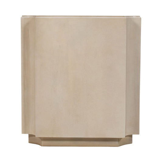 Crestview Collection - Capital Square Beige Solid Wood Accent End Table - CVFNR4821 view 2