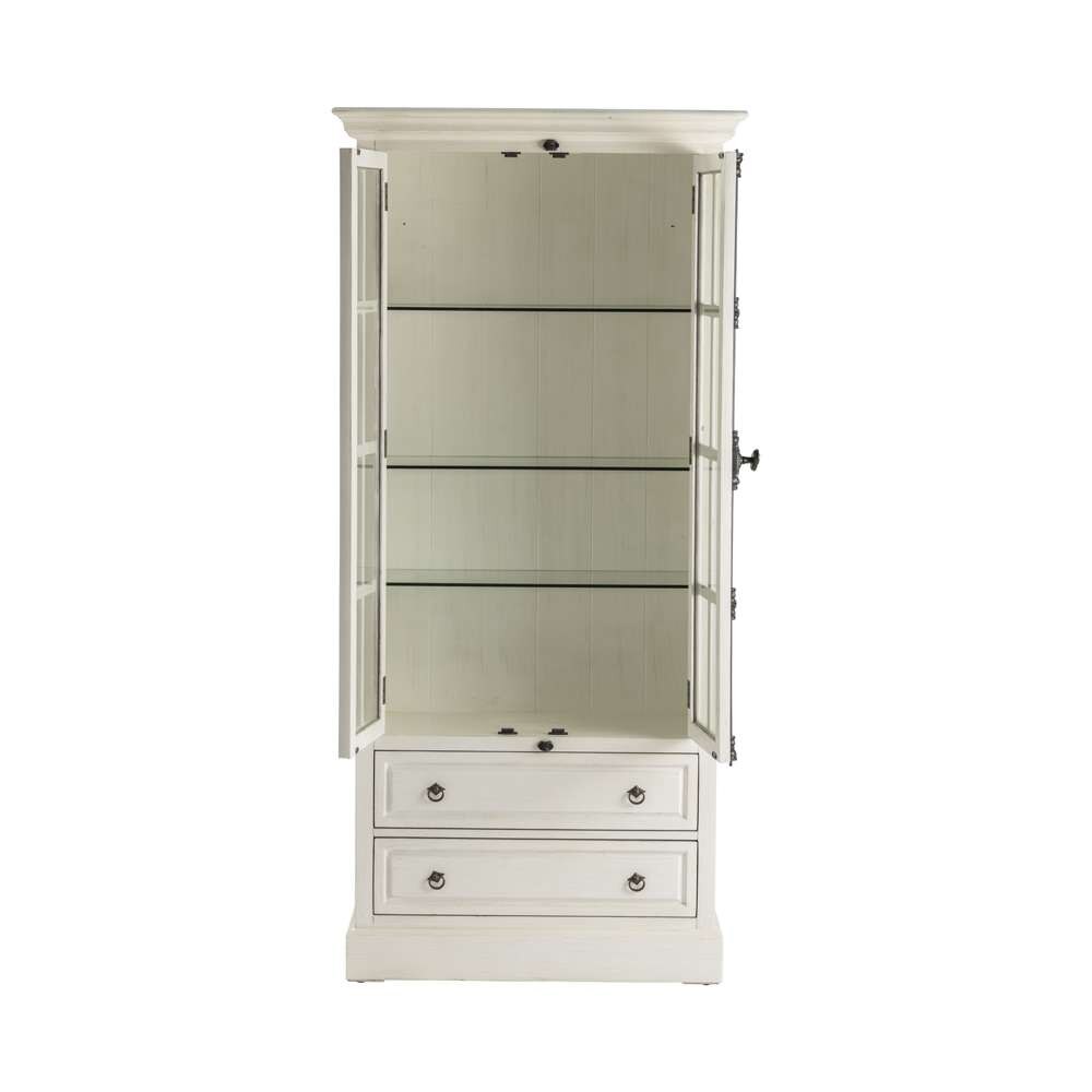 Crestview Collection - Coventry White Oak 2 Door Curio - CVFZR1461 veiw 2