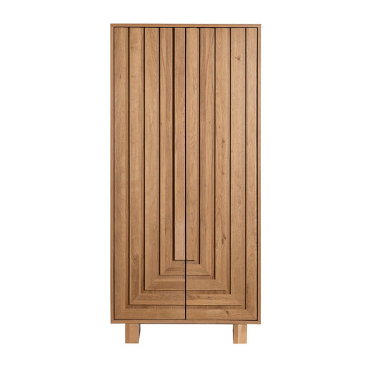 Crestview Collection - Dylan Brown Brown Solid Wood 2 Door Accent Cabinet - CVFVR8415 view 2