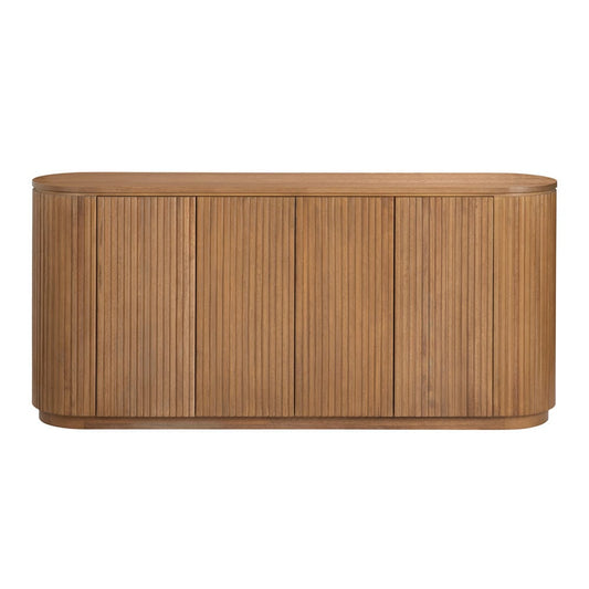 Crestview Collection - Emery 72 in. Brown Solid Wood 4 Door Sideboard Buffet Table - CVFDR1240 view 2