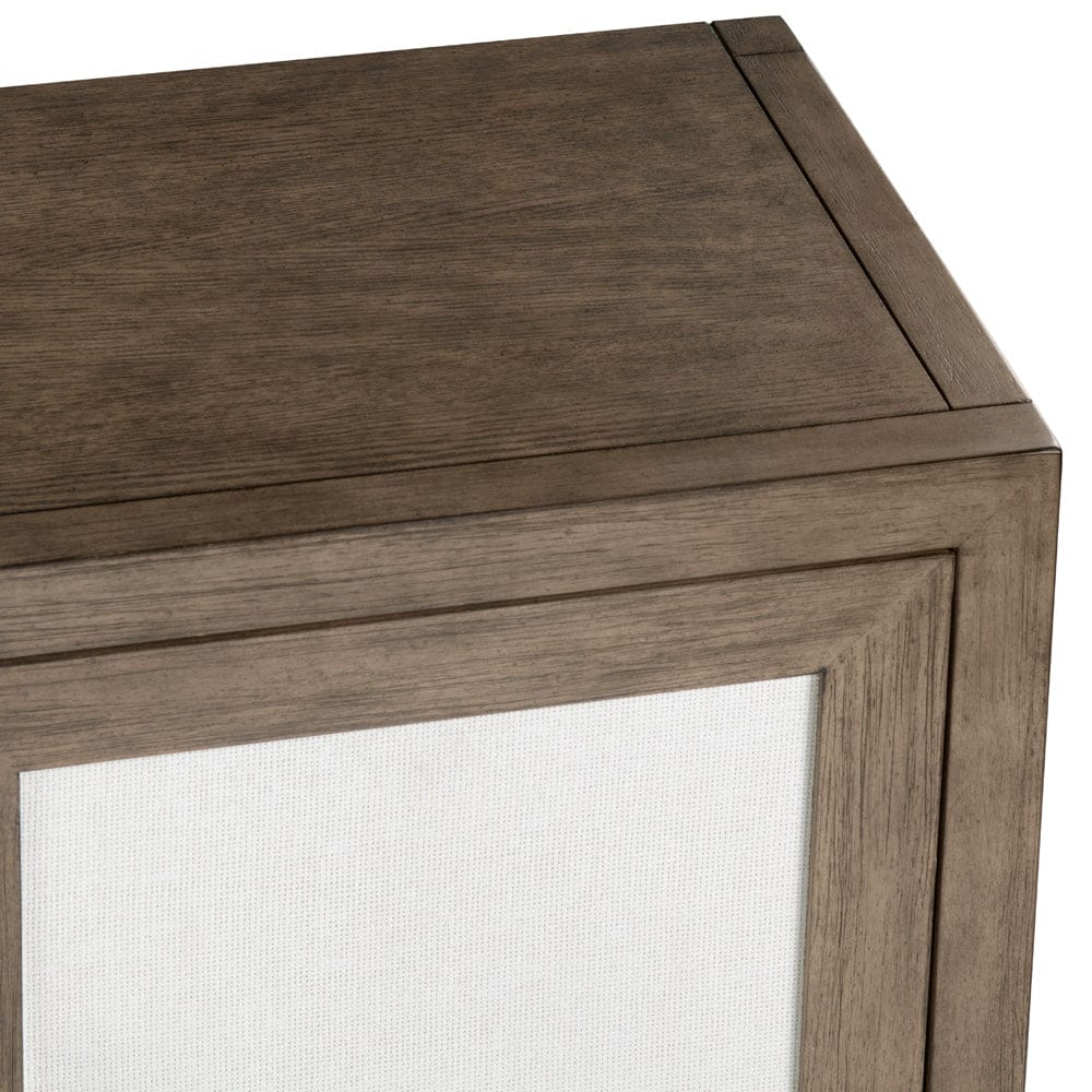Crestview Collection - Finn 39 in. Brown Solid Wood 2 Door Media Credenza / Sideboard - CVFDR1205 view 4