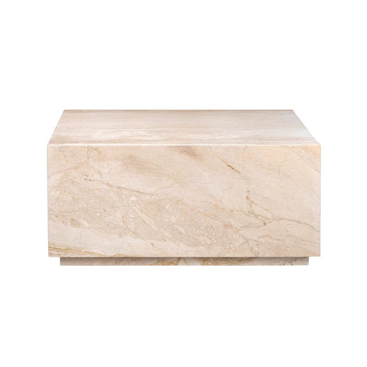 Crestview Collection - Florence Beige Marble Square Coffee Table / Cocktail Table - CVFNR4638 view 2