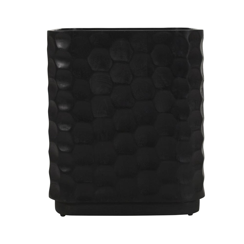 Crestview Collection - Gibson Black Square Black Solid Wood Accent End Table - CVFNR5236 view 3