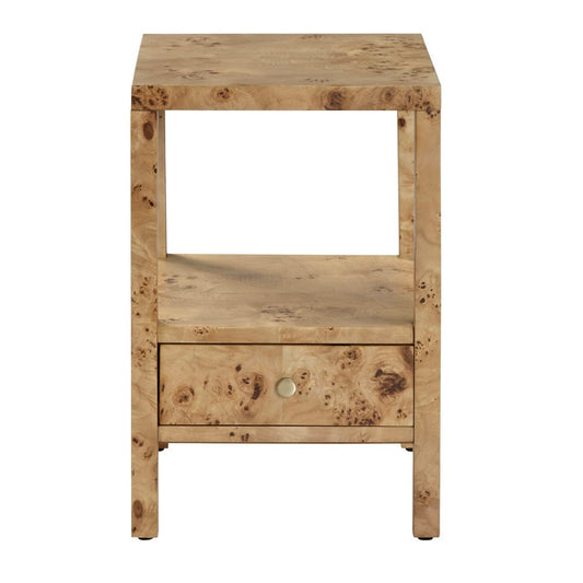 Crestview Collection - Greysen Square Brown Solid Wood Accent End Table - CVFDR1326 view 2