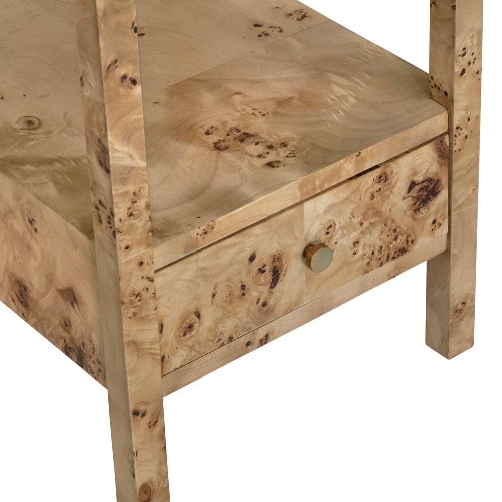 Crestview Collection - Greysen Square Brown Solid Wood Accent End Table - CVFDR1326 view 4