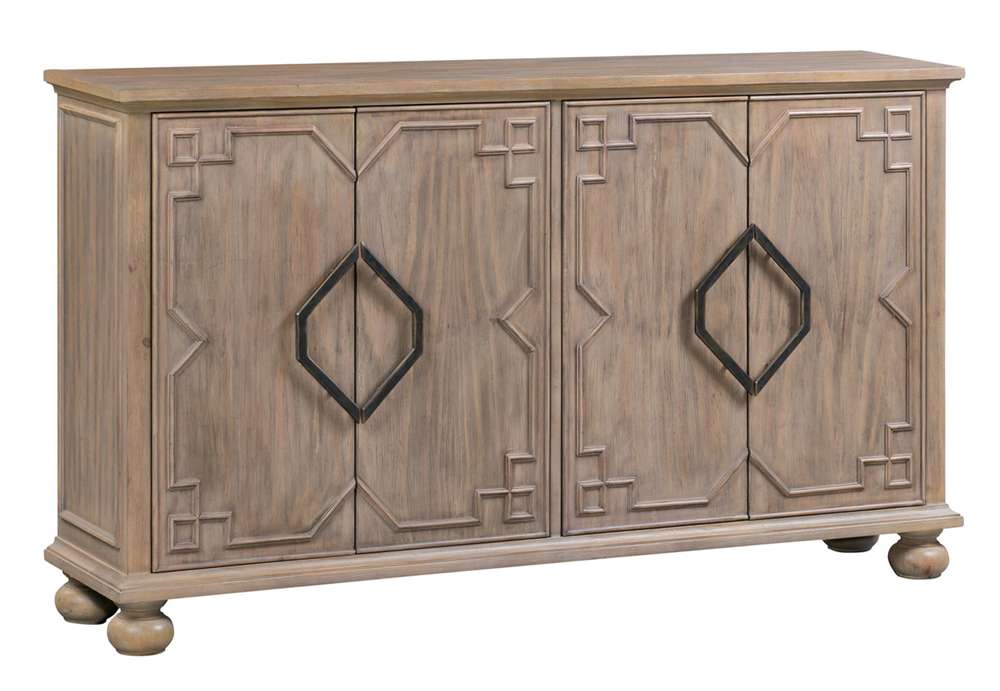 Crestview Collection - Hawthorne Estate 4 Door Raised Molding Sideboard - CVFVR8008 veiw 1