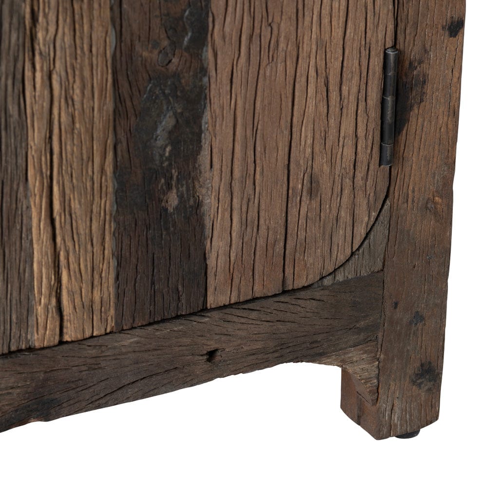 Crestview Collection - Hickory Ridge 84 in. Brown Solid Wood 4 Door Media Credenza / Sideboard - CVFNR4589 view 4