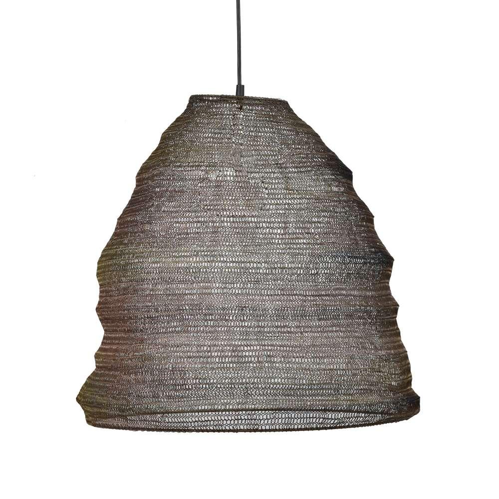 Crestview Collection - Large Link Pendant Lamp in Metal Black & Brass Finish - CVPDN023 _CLOSEOUT veiw 1