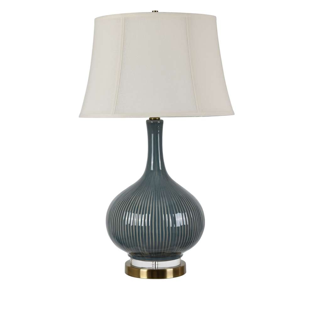 Crestview Collection - Sawyer Teal Table Lamp - CVAZP028A veiw 1