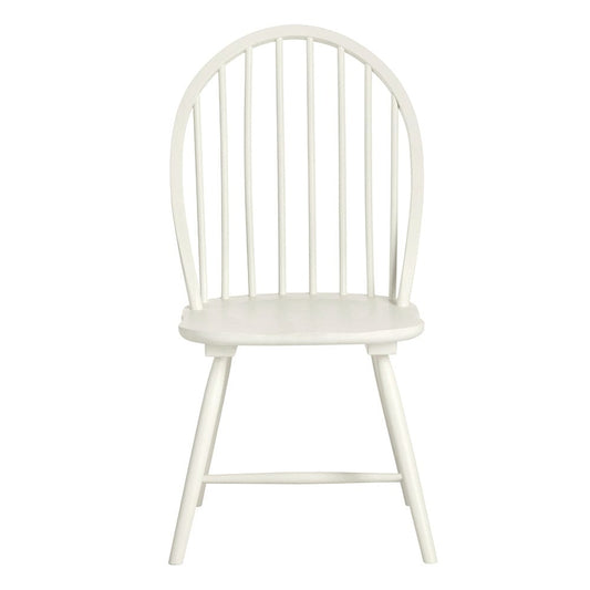 Crestview Collection - Set of 2 White Solid Wood Dining Chair - CVFVR8402 view 2