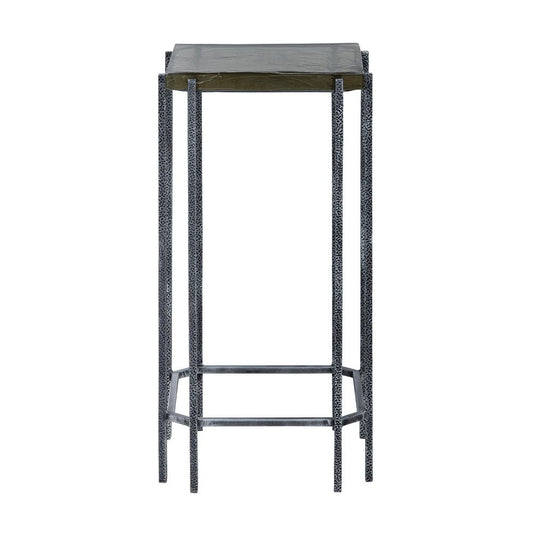 Crestview Collection - Square Gray Glass Accent End Table - CVFNR5232 view 2
