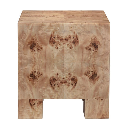 Crestview Collection - Sutherland Square Brown Solid Wood Accent End Table - CVFDR1341 view 2