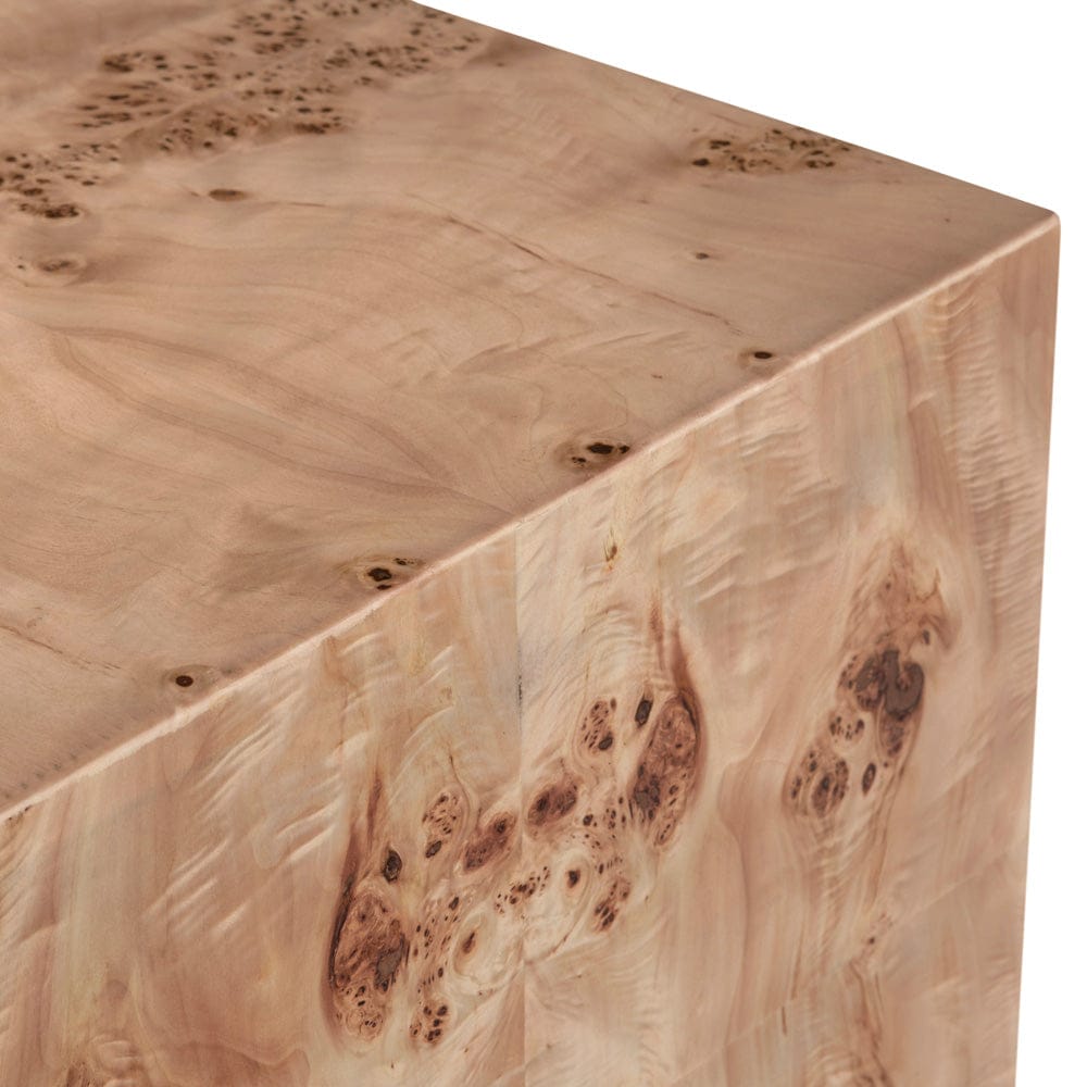Crestview Collection - Sutherland Square Brown Solid Wood Accent End Table - CVFDR1341 view 3