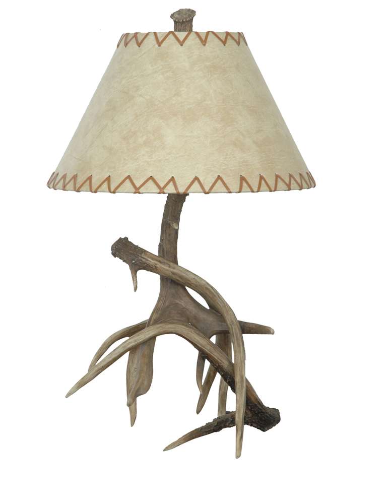Crestview Collection - Trophy Table Lamp Faux Leather Shade (Set of 2) - CVANP949 veiw 1