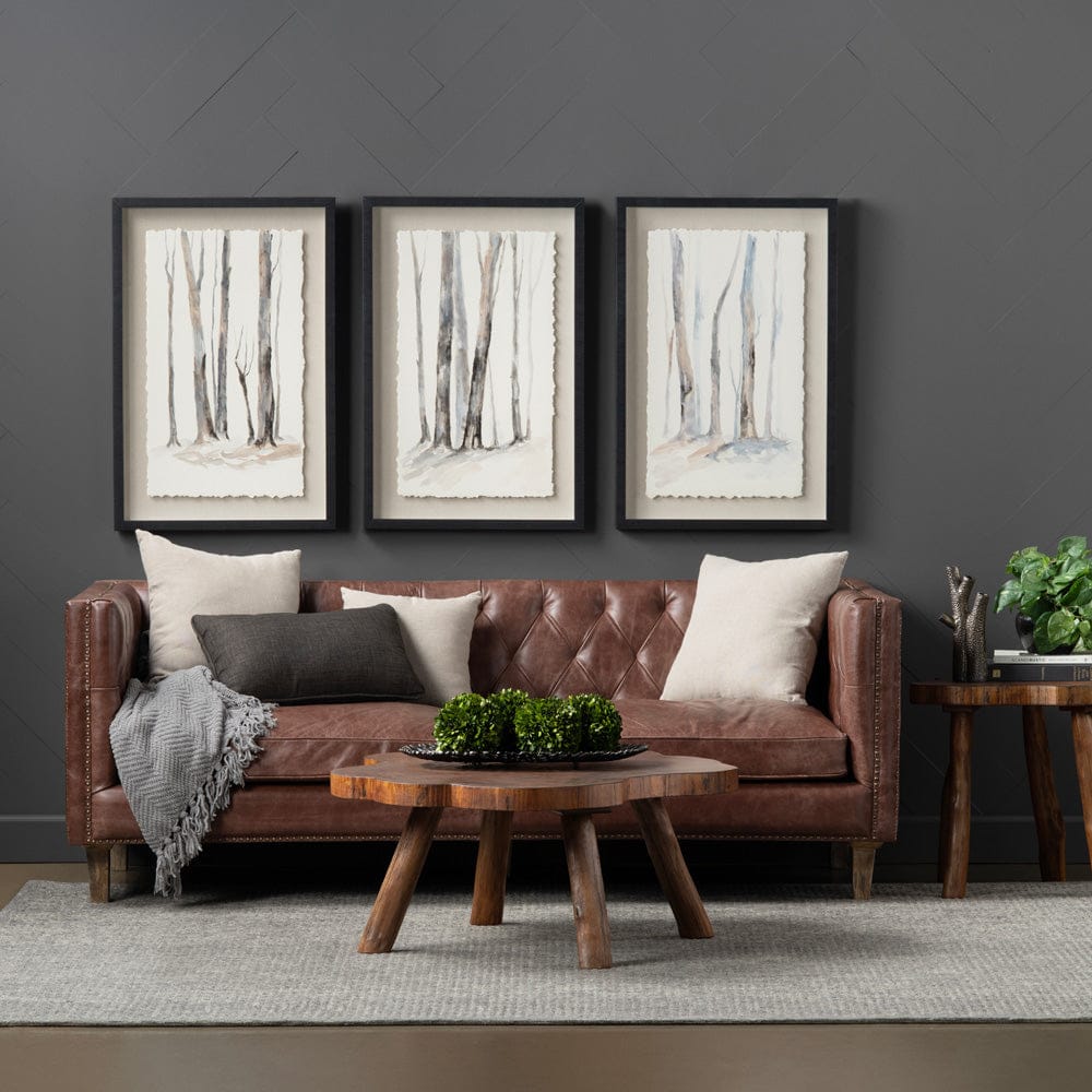 Crestview Collection - Woodland Brown Solid Wood Free Form Coffee Table / Cocktail Table - CVFDR1001 view 4