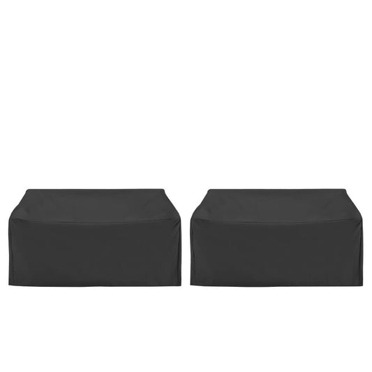 Crosley Furniture - 2Pc Outdoor Loveseat Furniture Cover Set - 2 Loveseats - MO75033-BK view 2