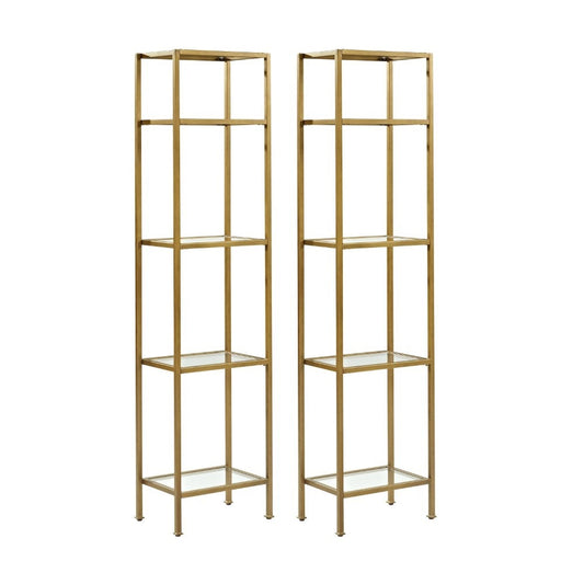Crosley Furniture - Aimee Narrow Etagere Set - KF6005GL view 2