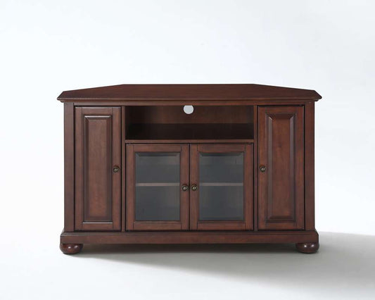 Crosley Furniture - Alexandria 48in Corner TV Stand in Vintage Mahogany Finish - KF10006AMA view 2