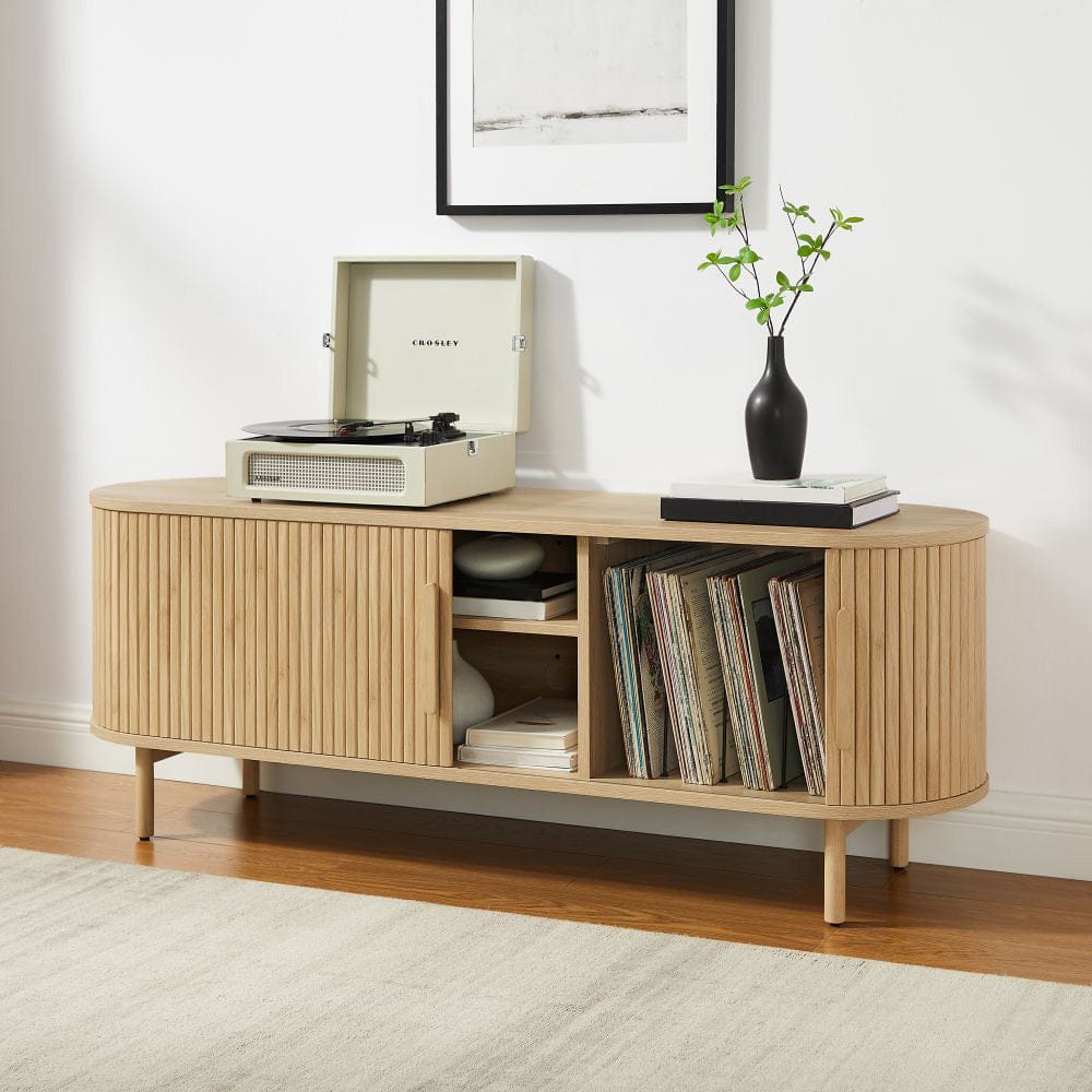 Crosley Furniture - Ambrose Record Player Cabinet With Vinyl Storage - CF1151-AH view 0