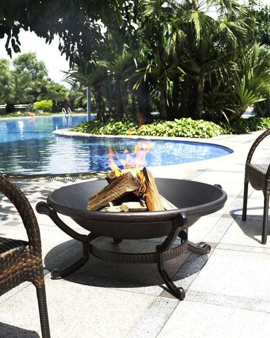 Crosley Furniture - Ashland Firepit - CO9003A-BK_CLOSEOUT veiw 2