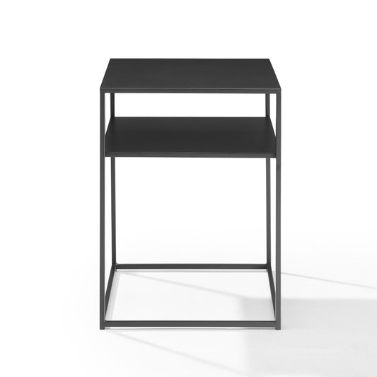 Crosley Furniture - Braxton End Table Matte Black - CF1401-MB veiw 2